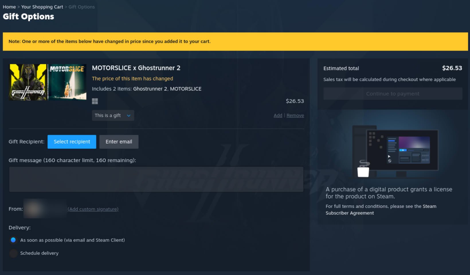 Steam снял региональные ограничения на подарки игр