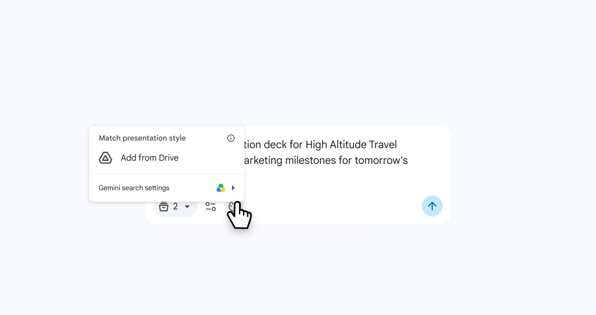 Изображение к статье: Google Slides научился собирать презентации по промпту