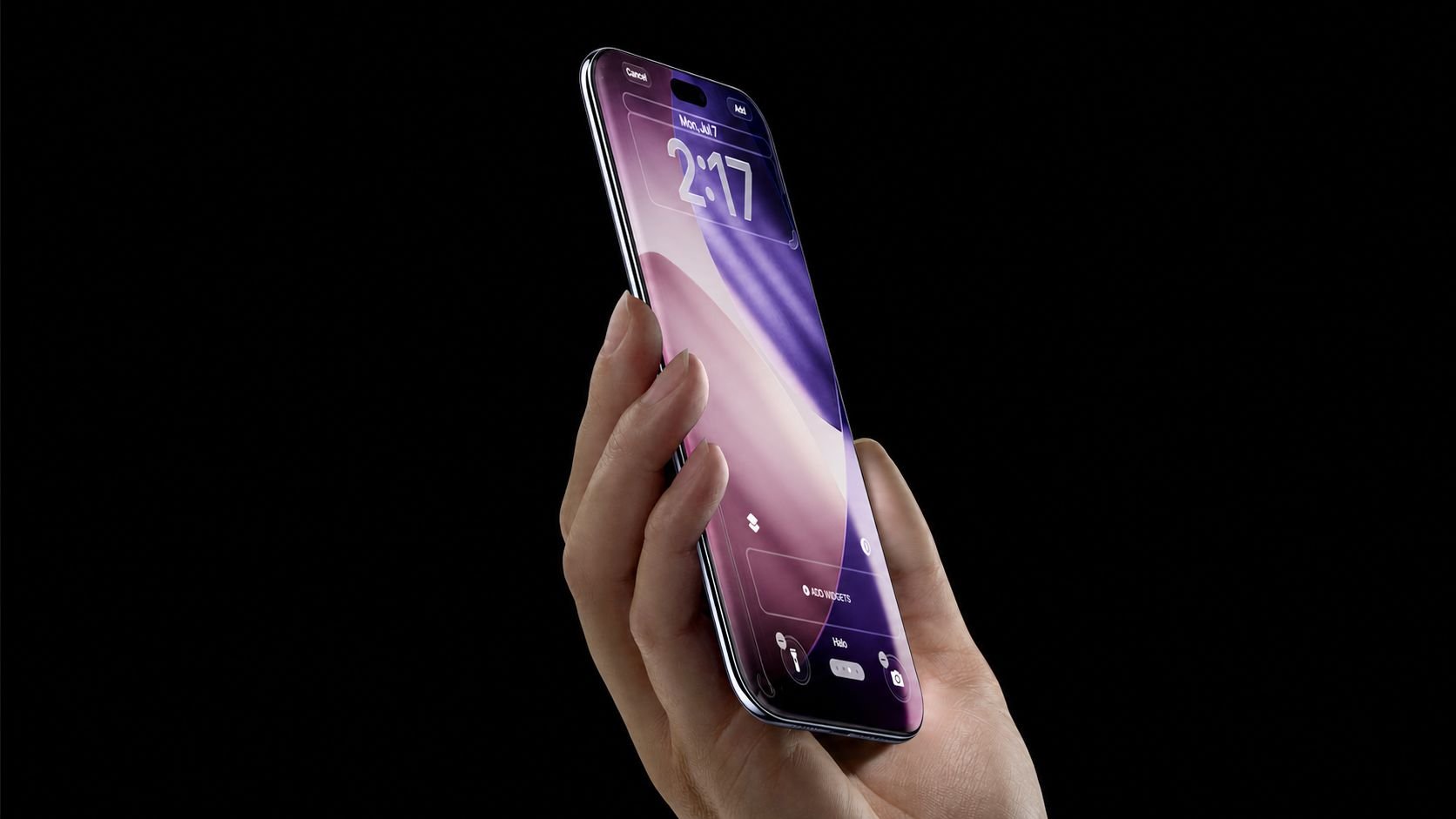 iPhone 20 к 2027 году стеклянный корпус и экран без вырезов