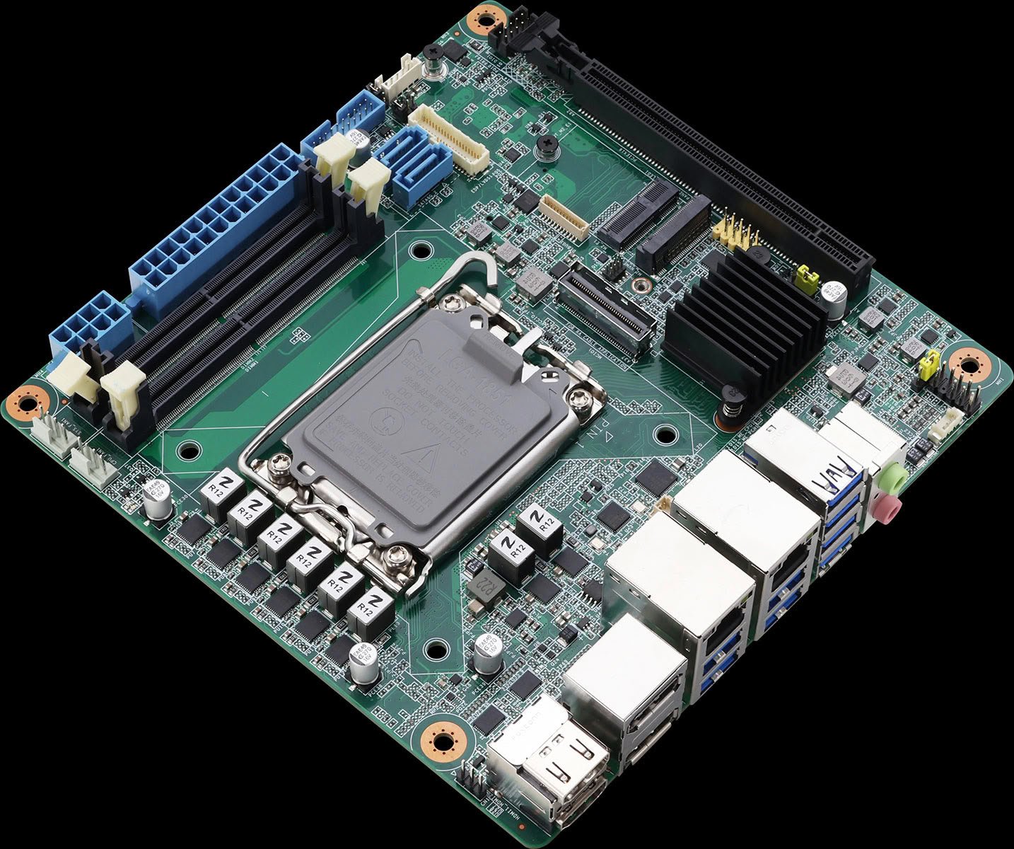 AAEON MIX Q870A1 Mini ITX плата для Arrow Lake на 65 Вт