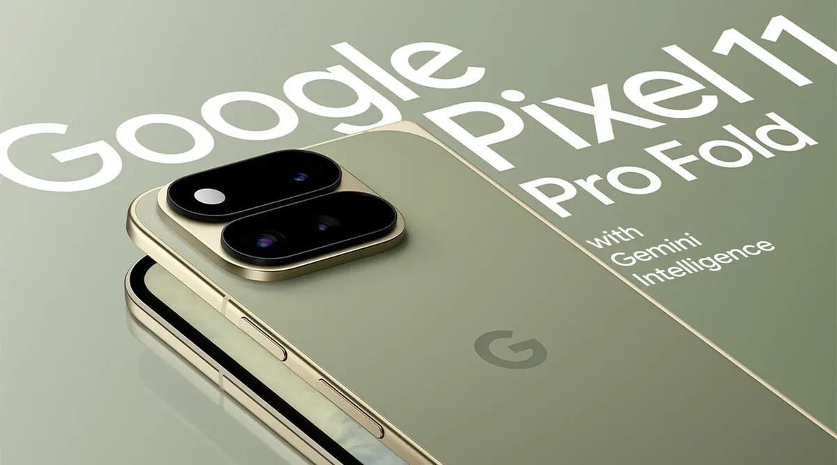 Изображение к статье: Pixel 11 Pro Fold показали на утечке: 8 дюймов и странный LED