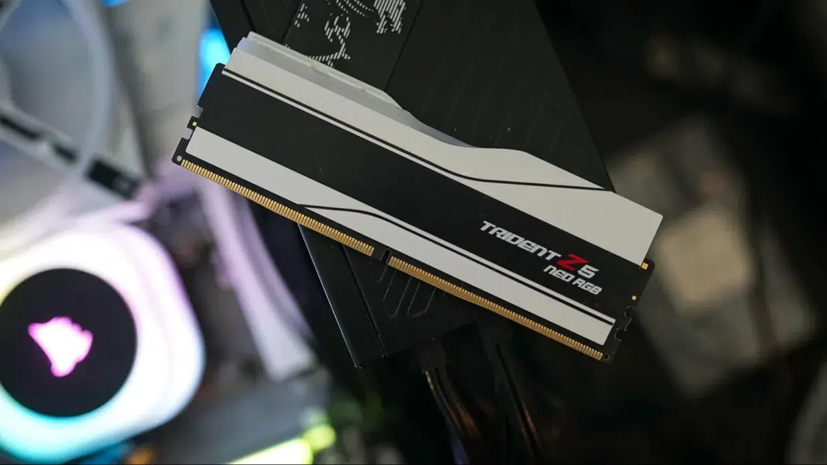Изображение к статье: Один модуль DDR5 в играх теряет 8-10%, X3D - меньше 3%