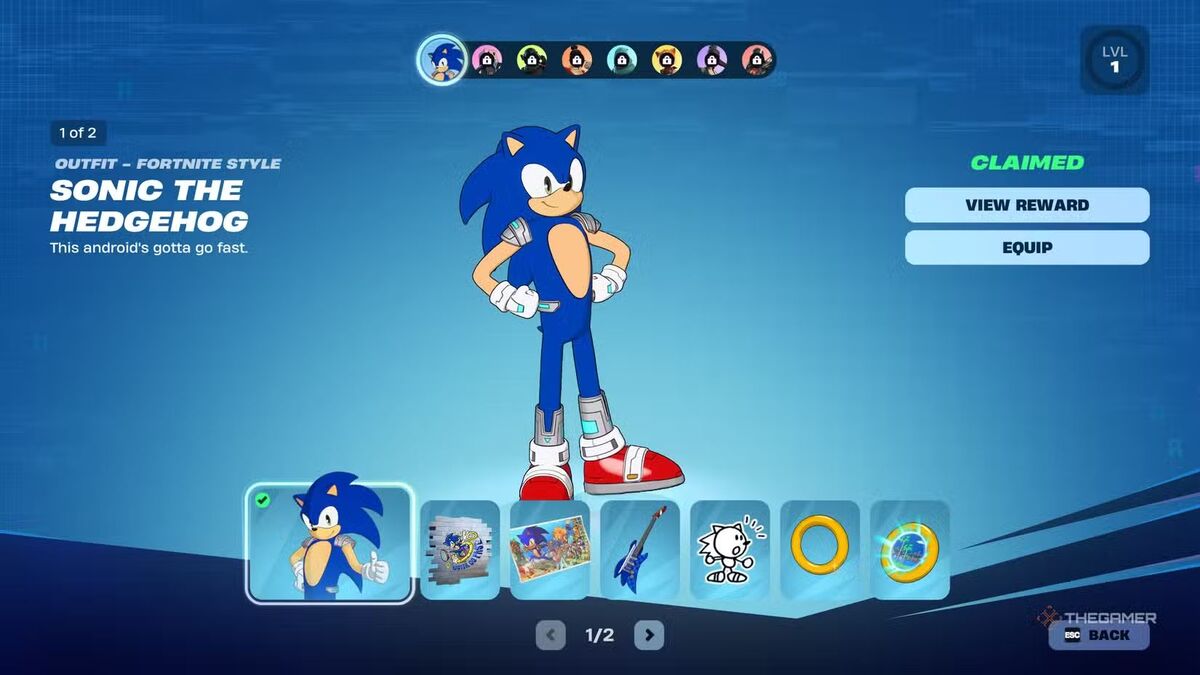 Sonic The Hedgehog страница 1