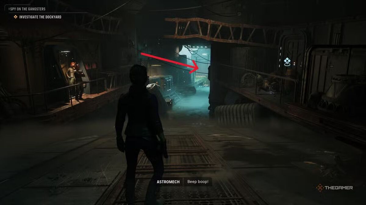 игрок проходит миссию Прослушка в Star Wars Zero Company