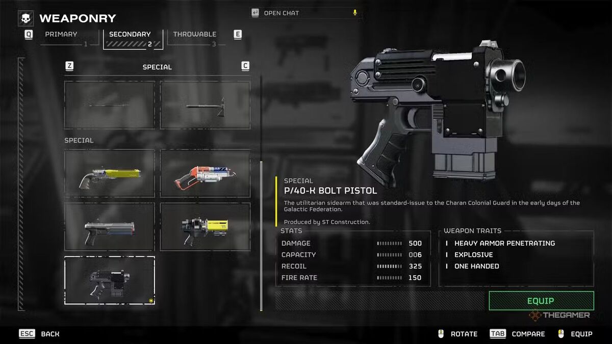 Пистолет P40 K Bolt Pistol