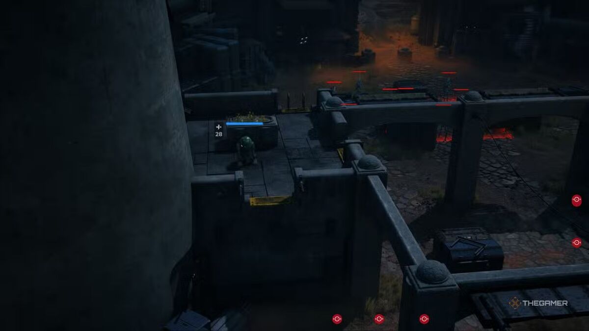 дроид на возвышенности в Star Wars Zero Company