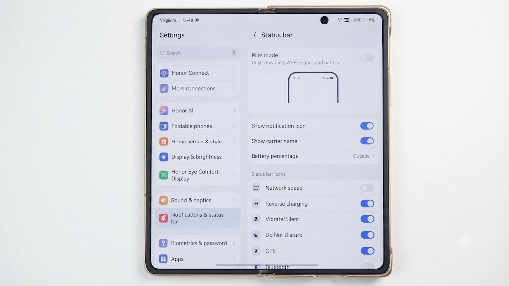 Очистка строки состояния Status Bar