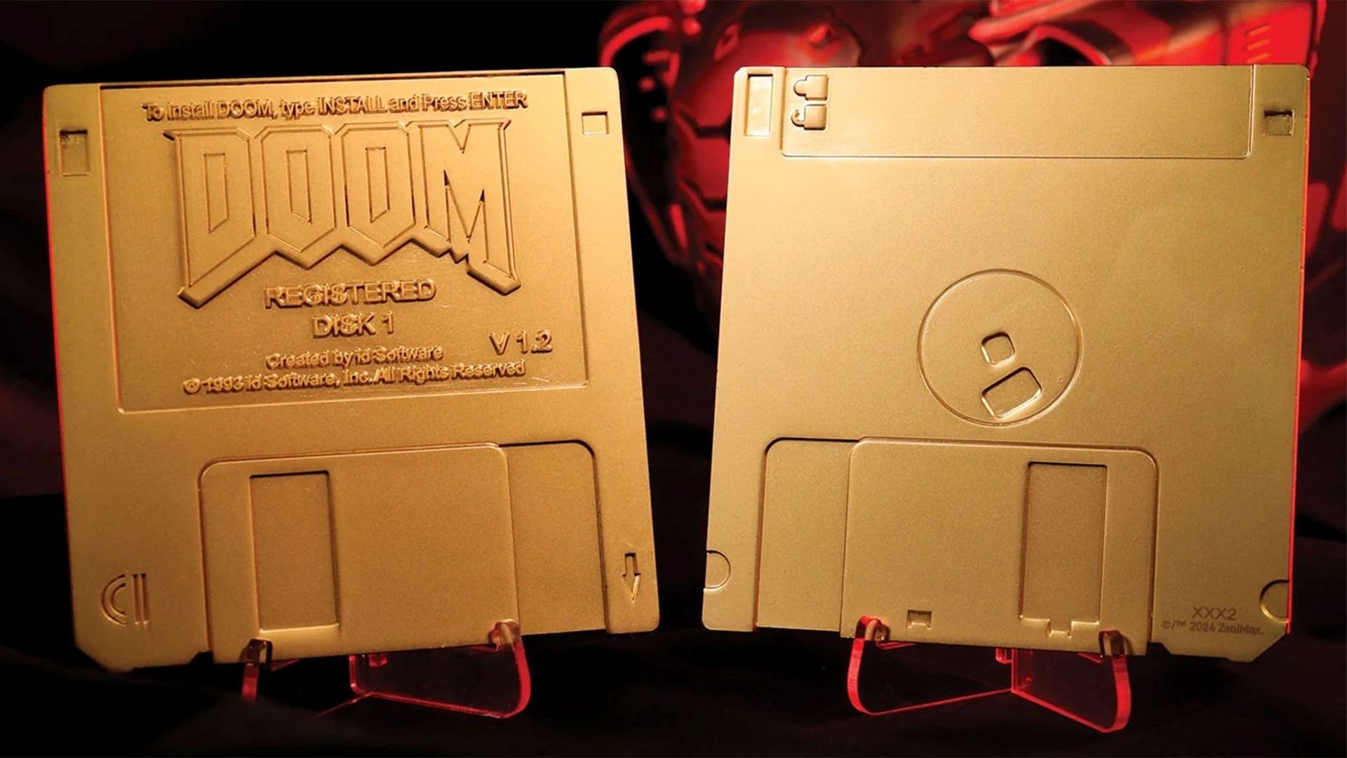 Золотые дискеты Doom за $30 сувенир без самой игры