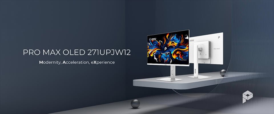 MSI PRO MAX OLED первый 27 дюймовый IJP OLED 4K