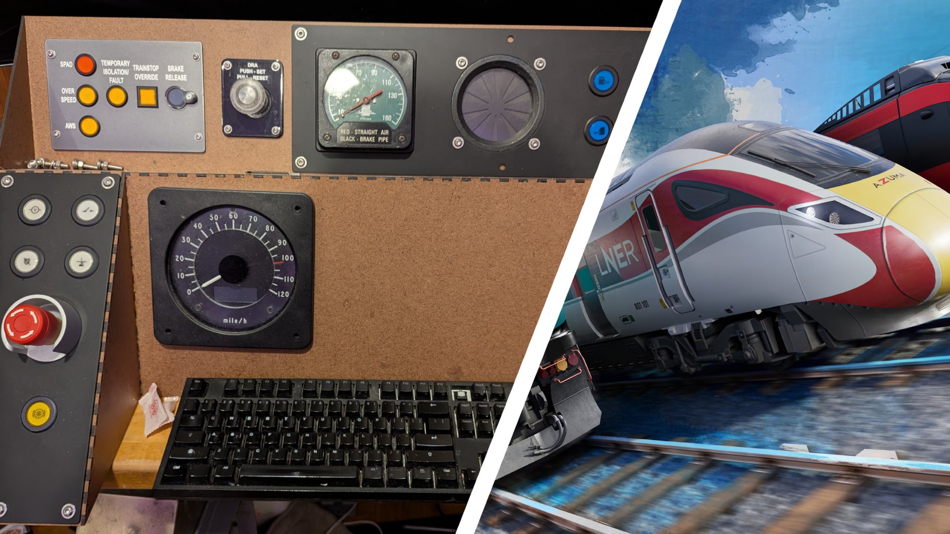 Энтузиаст собрал кабину Class 80x для Train Simulator