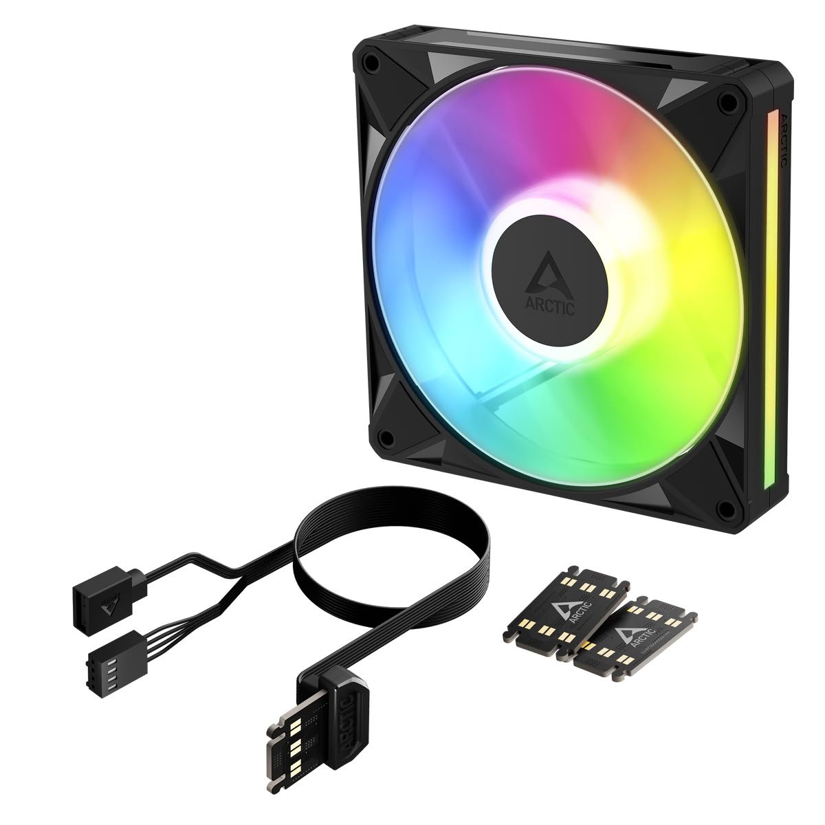 Изображение к статье: Arctic BioniX P12/P14 A-RGB получили модульные кабели
