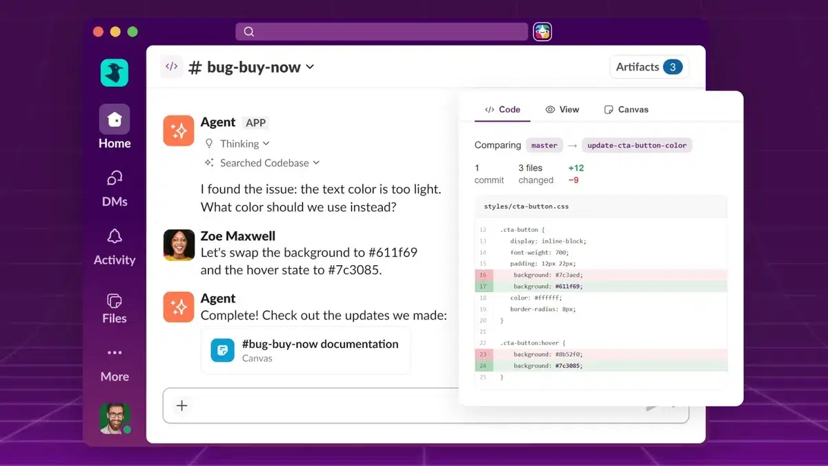 Изображение к статье: Slack Code превращает разработку в командную работу с ИИ