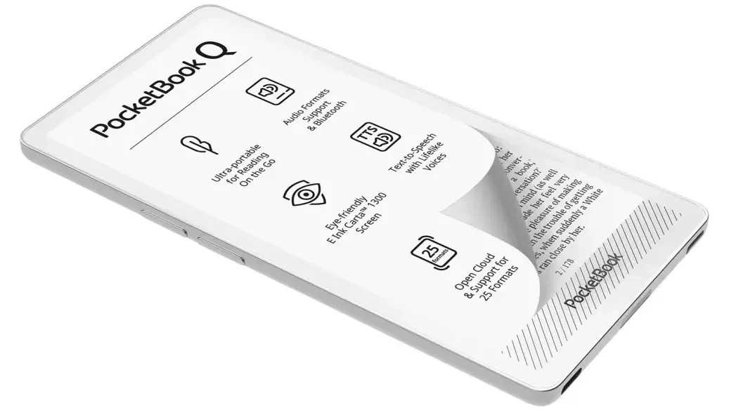 Изображение к статье: PocketBook Q: карманная E Ink-читалка без Android за $235