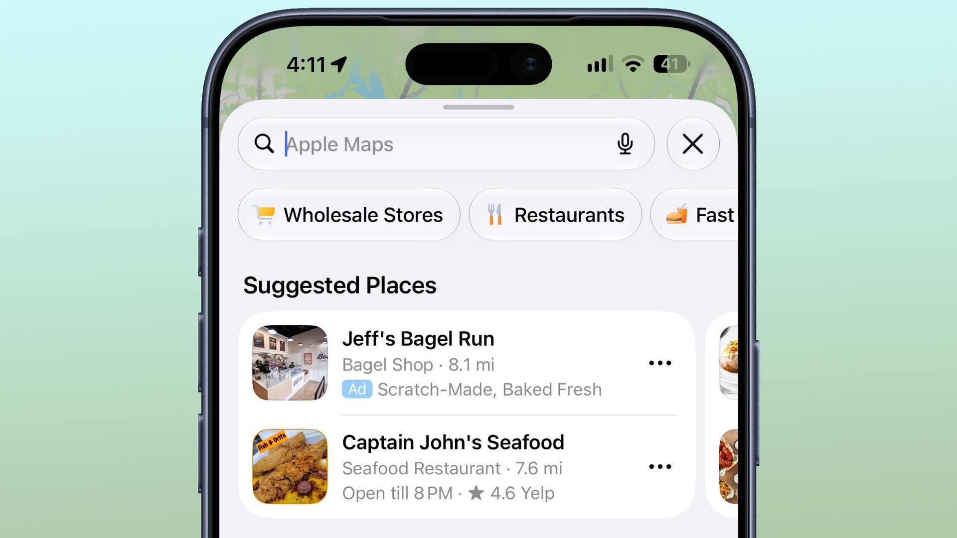 Apple Maps получил рекламу в поиске отключить её нельзя