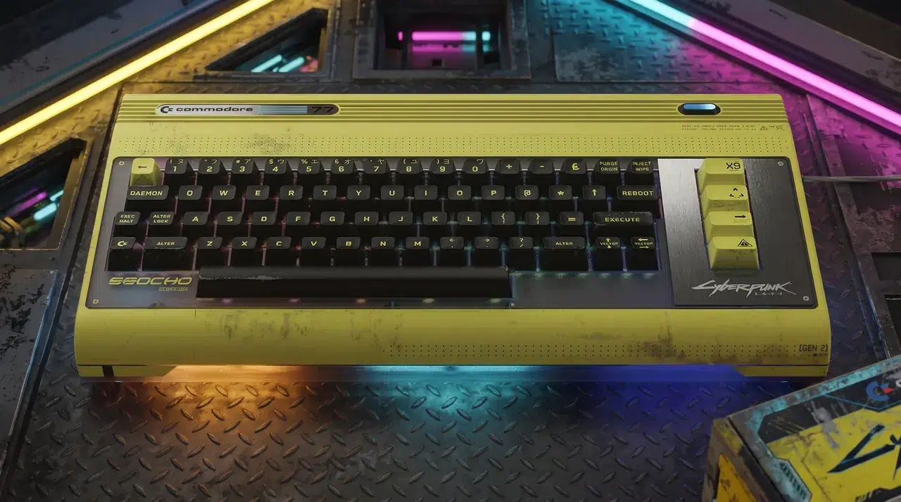 Commodore 77 Cyberpunk 2077 поселился в ретро C64