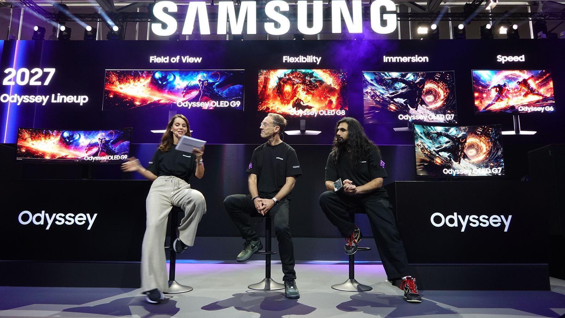 Samsung показала монитор Odyssey OLED с частотой 1100 Гц