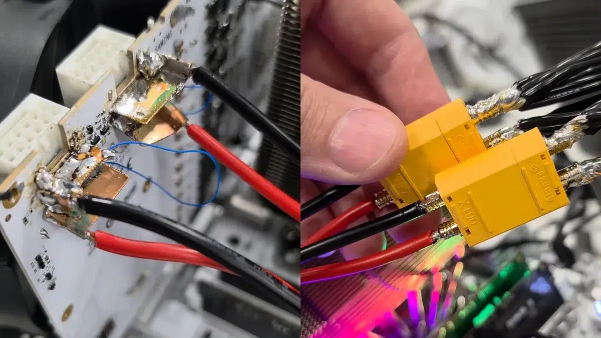Изображение к статье: RTX 5090 запитали в обход 16-pin: карта сняла 600 Вт