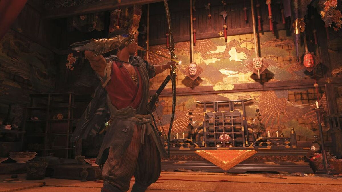 Как решить головоломку с масками в Onimusha Way of the Sword