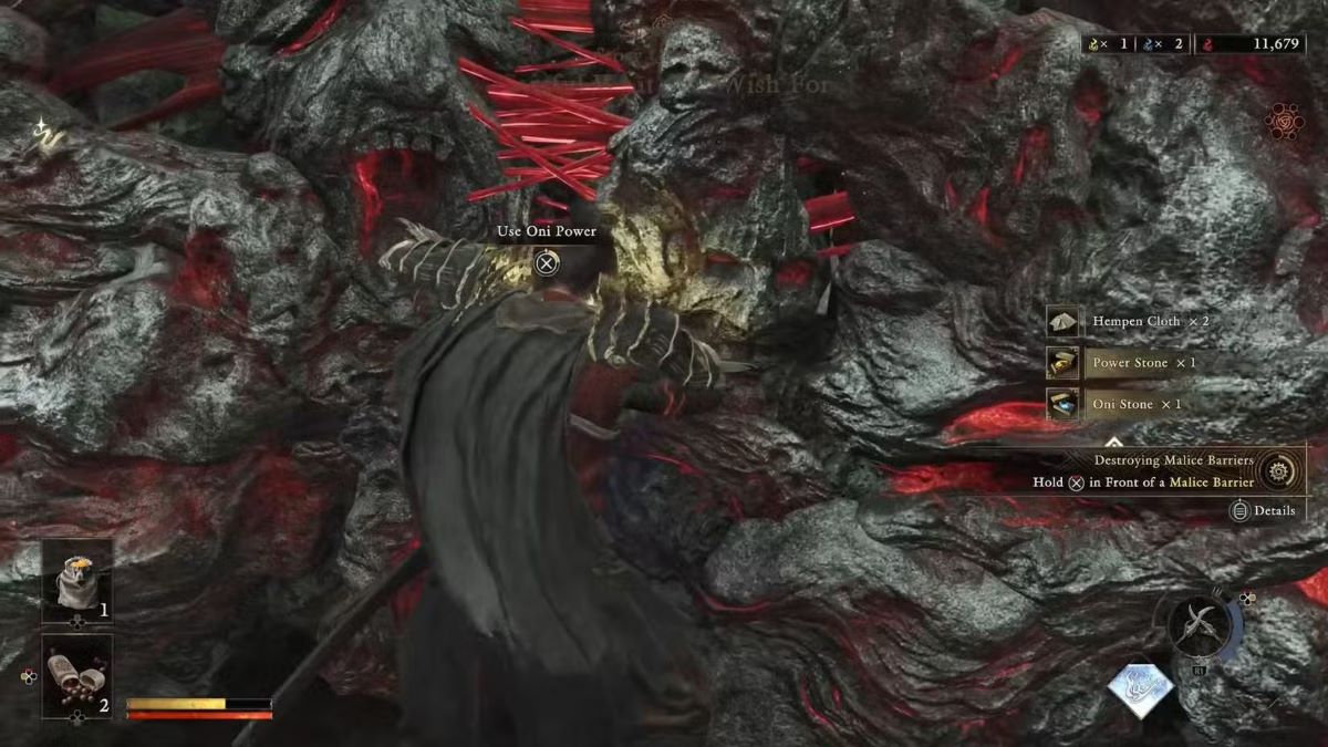 Как разрушать барьеры порчи в Onimusha