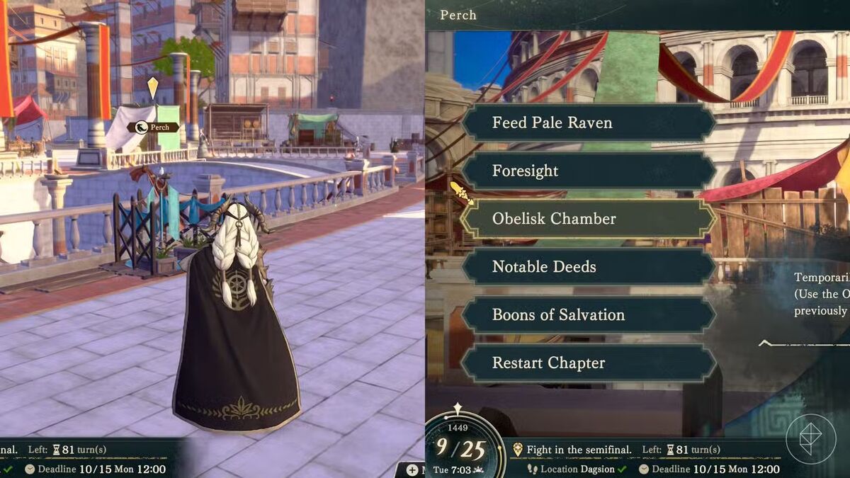 Насест в Fire Emblem Fortune's Weave