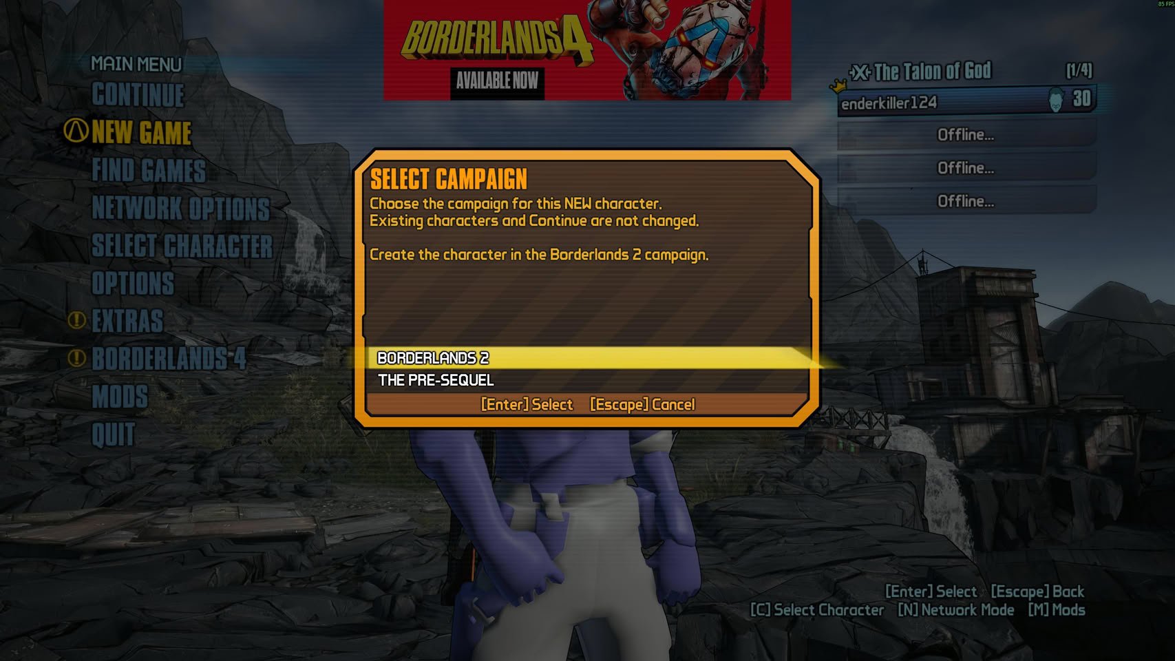 Project Moonshot переносит The Pre Sequel в Borderlands 2