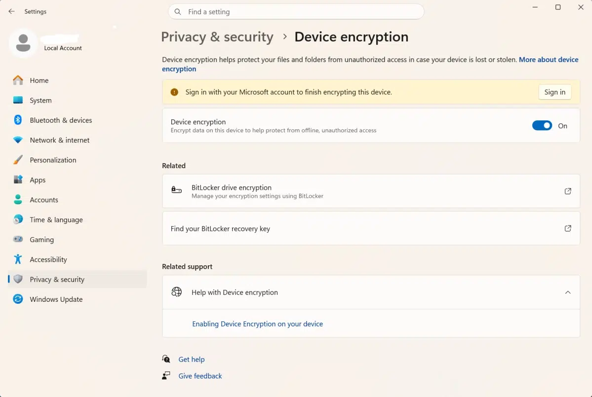 Изображение к статье: Windows 11 24H2 может запереть файлы без ключа BitLocker