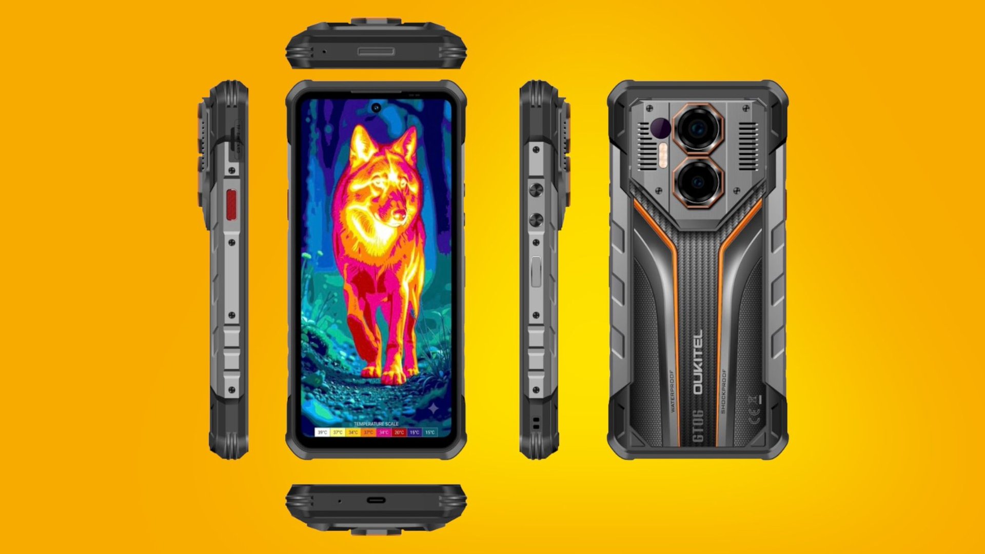 Oukitel WP70 Ultra получил 16 000 мАч и тепловизор