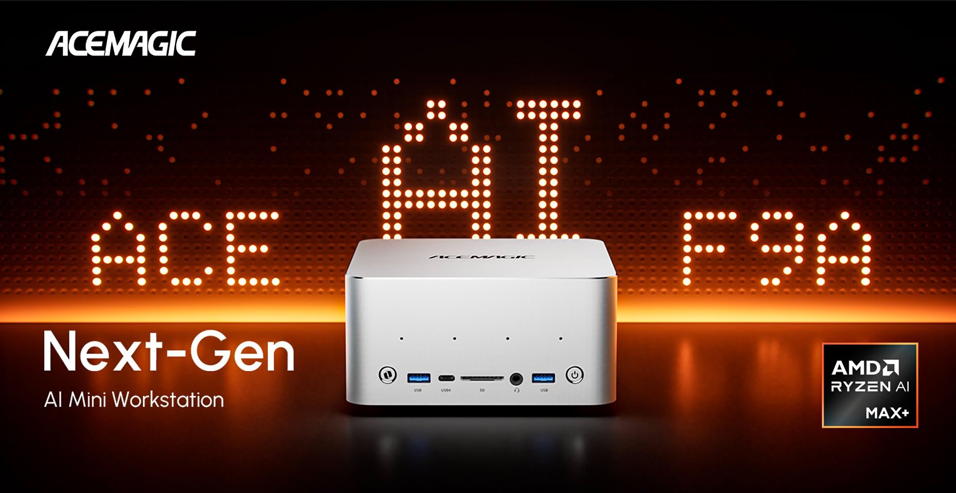 Acemagic F9A получил Ryzen AI Max+ PRO 495 и 192 ГБ RAM