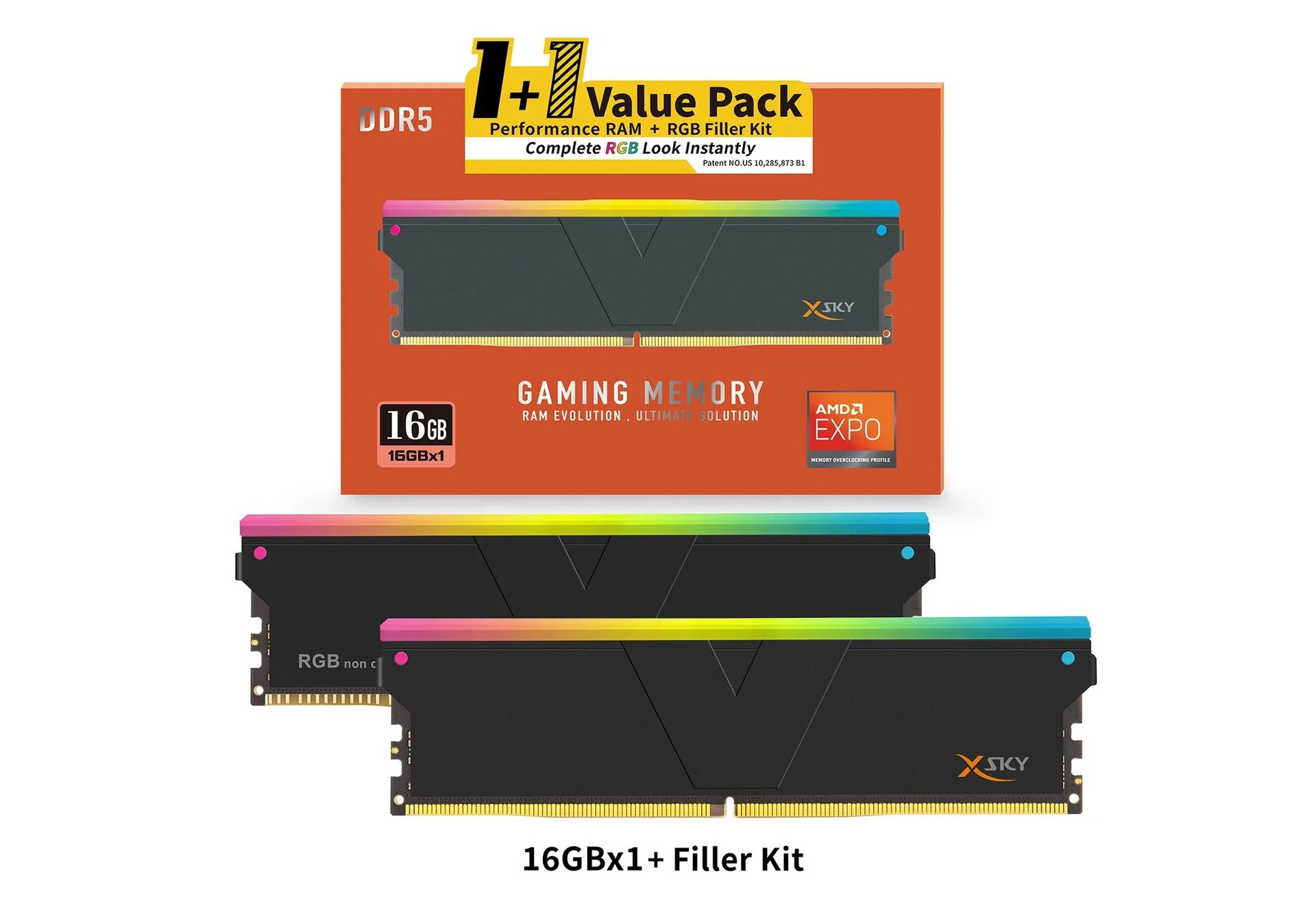 V Color начала продавать DDR5 заглушки с RGB от $43