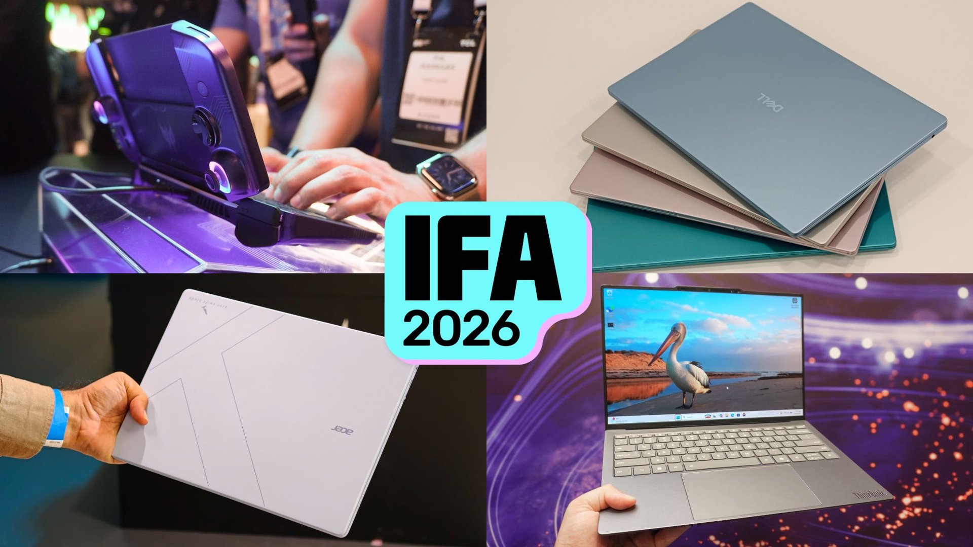 Ноутбуки IFA 2026 тонкие корпуса цвета и экраны рулоны