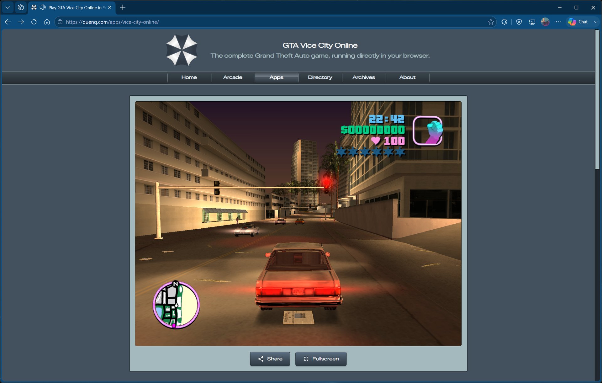 GTA Vice City и GTA III вернулись в браузеры после DMCA