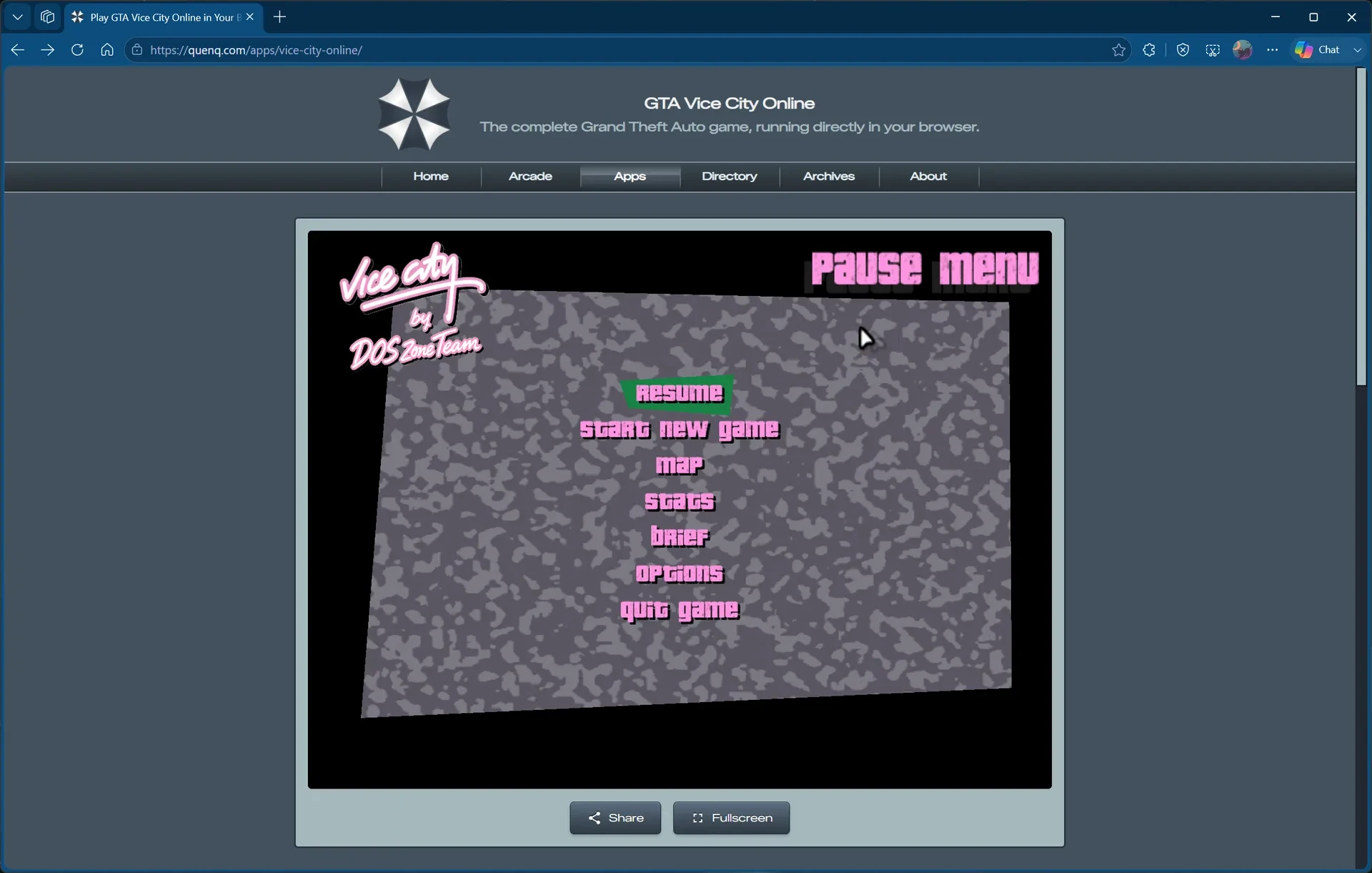 Изображение к статье: GTA Vice City и GTA III вернулись в браузеры после DMCA