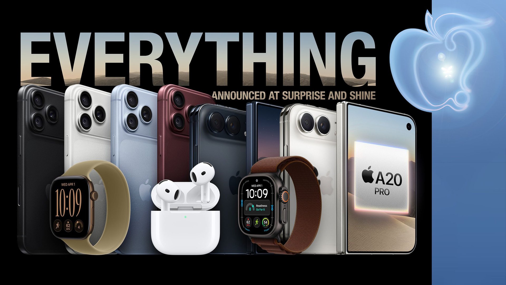 Apple показала iPhone Duo iPhone 18 Pro и AirPods 5
