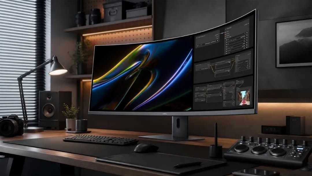 HKC показала 438 дюймовый 4K монитор с редким 249