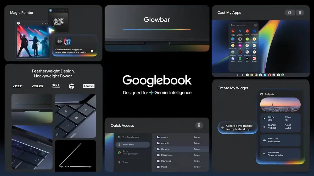 Изображение к статье: Googlebook выйдет на предзаказ 21 сентября: что известно