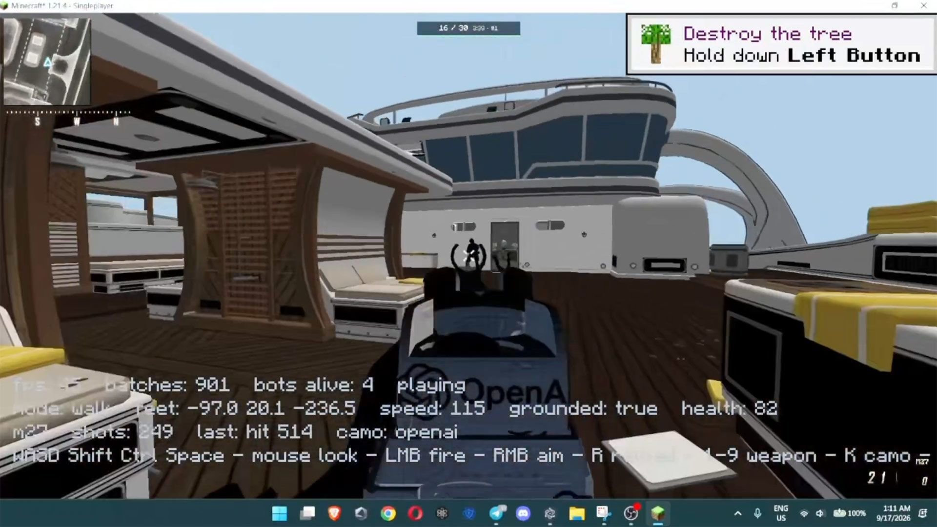 Карту Hijacked из Black Ops 2 запустили внутри Minecraft
