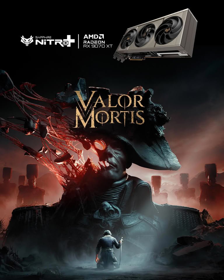 Sapphire готовит RX 9070 XT Valor Mortis с игрой