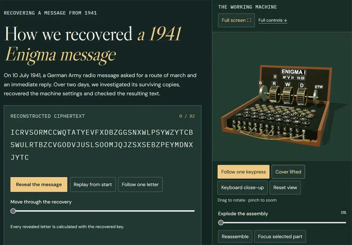 Изображение к статье: По данным Crypto Cellar, Astra расшифровала сообщение «Энигмы» за два дня