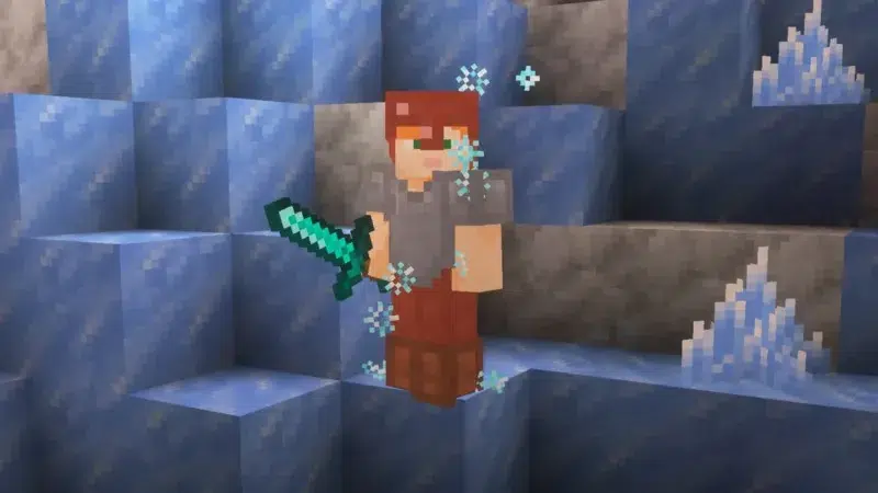 В Minecraft анонсировали ледяные пещеры и замёрзших зомби