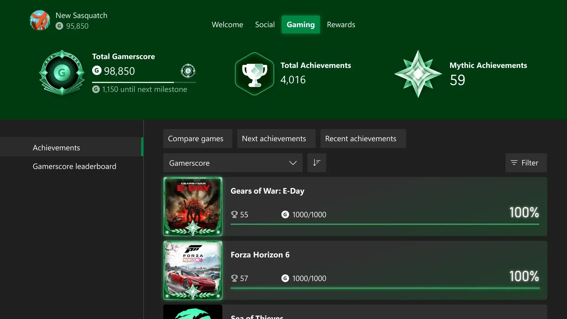 Изображение к статье: Xbox тестирует Mythic Achievements за все достижения в игре