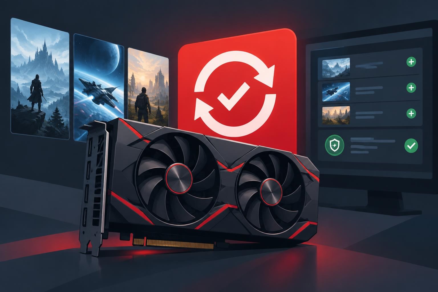 Иллюстрация к теме AMD Adrenalin 2692 добавил поддержку новых игр и исправил сбои