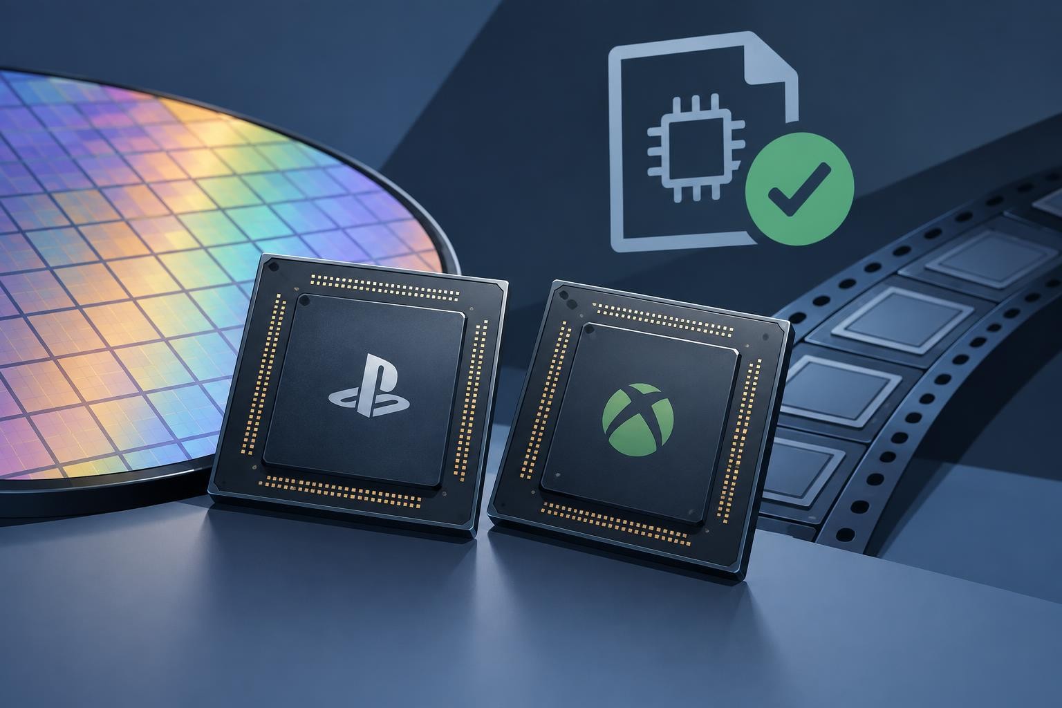 Иллюстрация к теме По данным инсайдера чипы PS6 и Xbox Helix прошли tape out