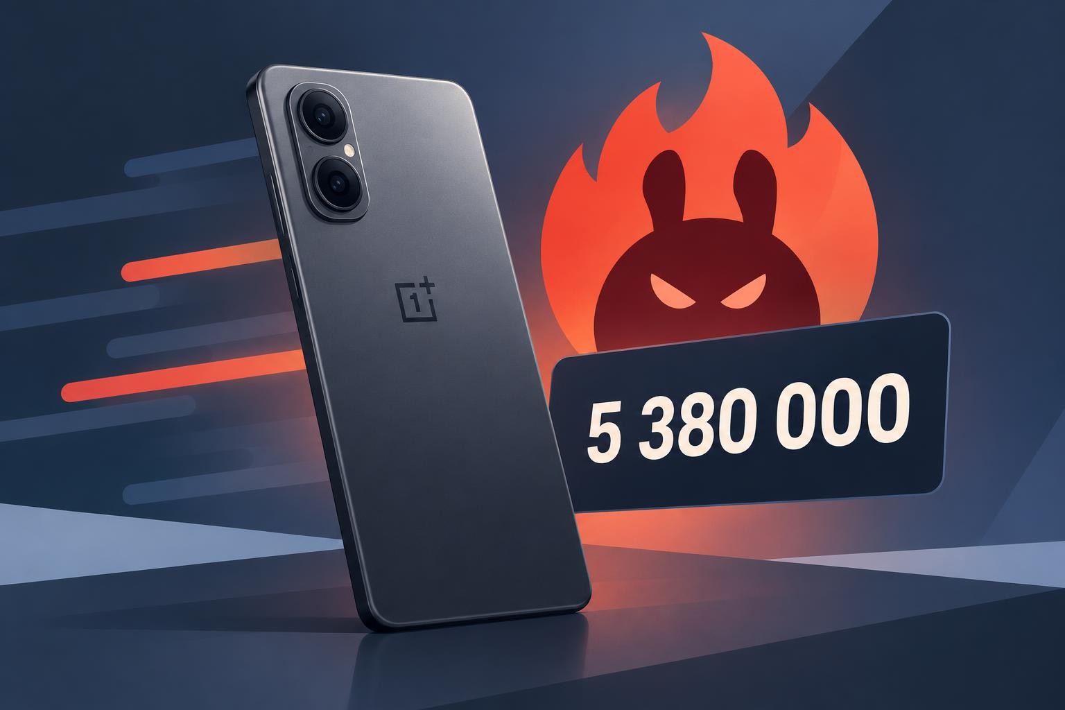 Иллюстрация к теме OnePlus PYB110 набрал 538 млн баллов в AnTuTu V12