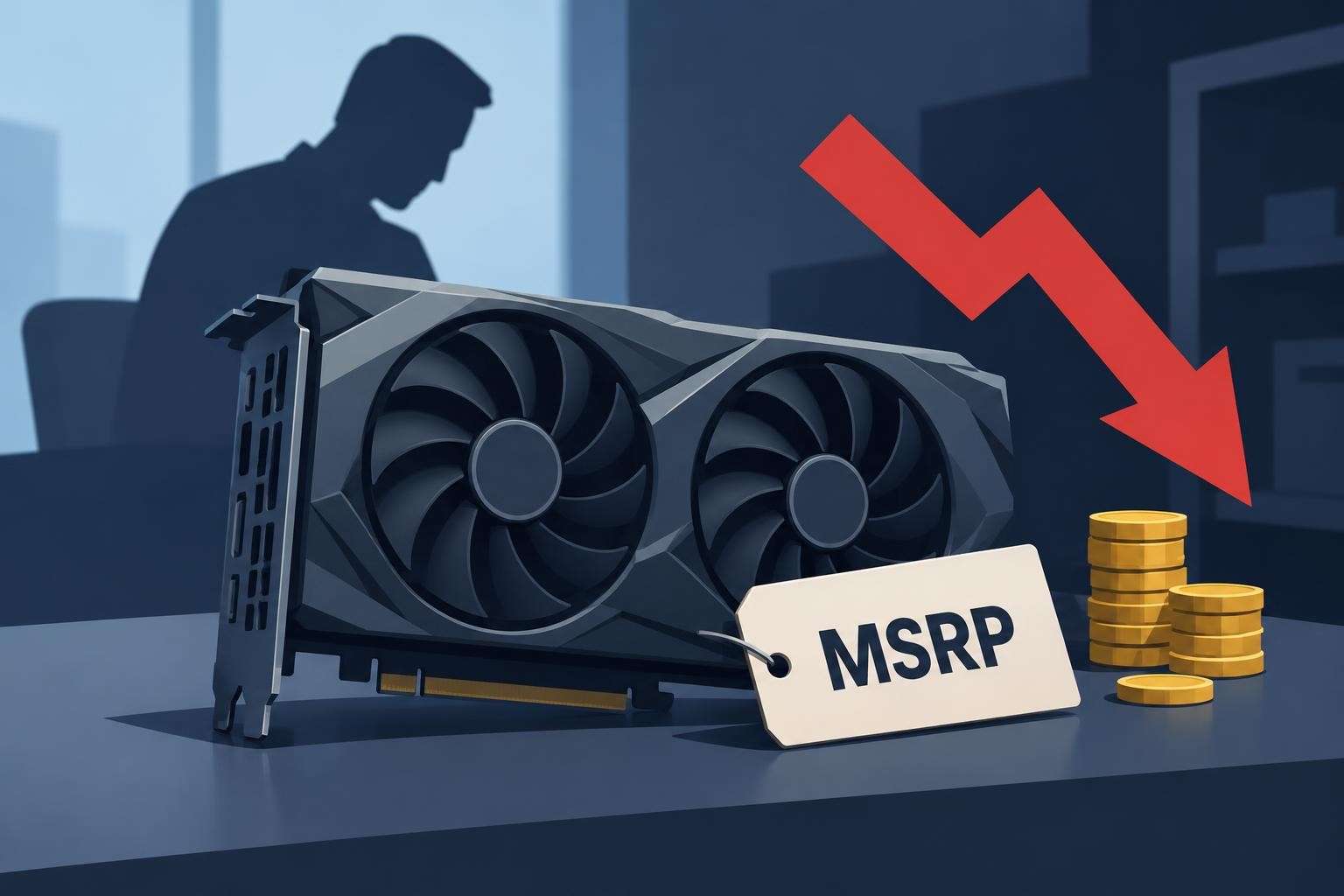 Иллюстрация к теме Бывший менеджер EVGA рассказал о продаже видеокарт по MSRP в убыток