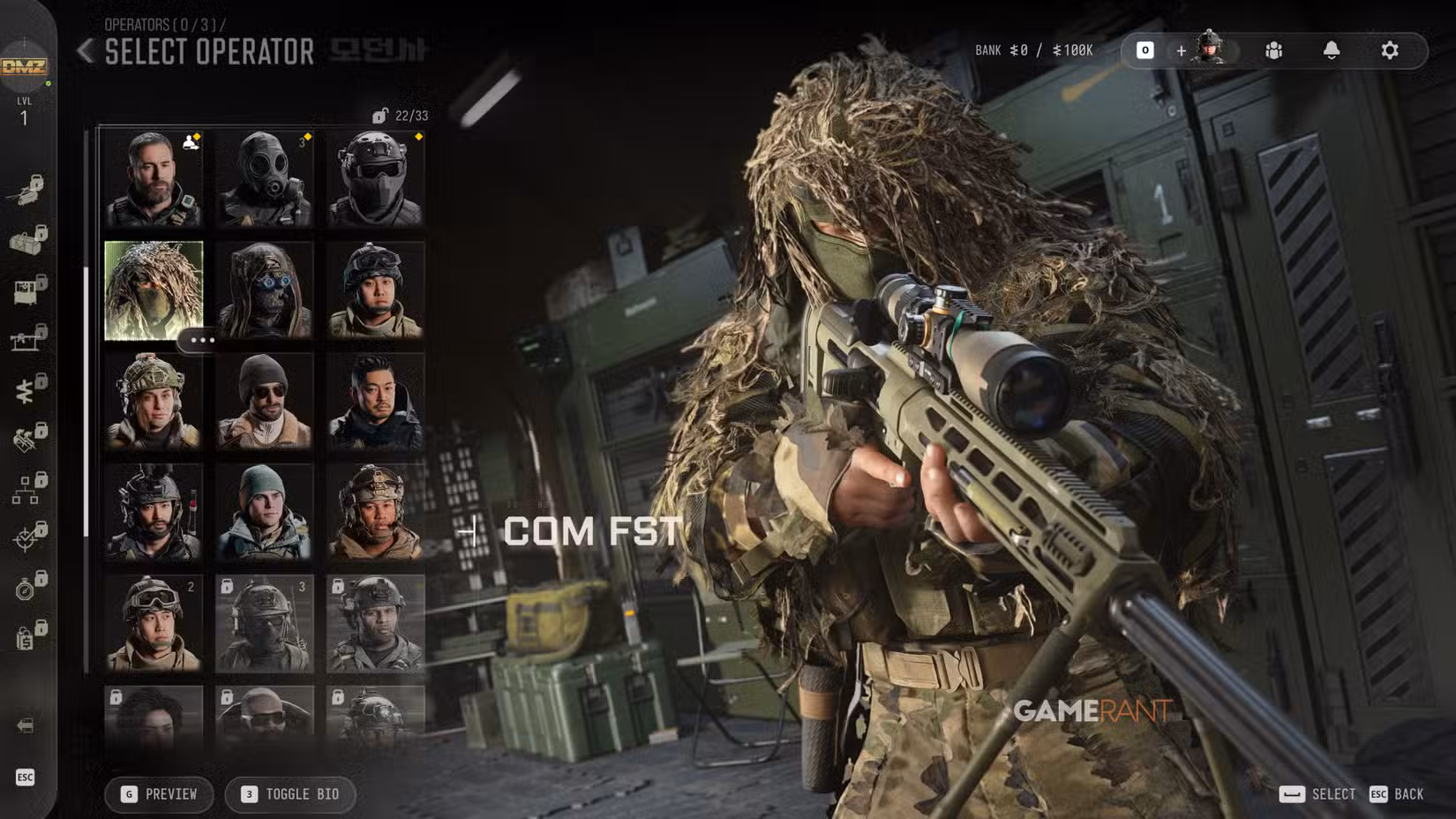 Оперативник DMZ Modern Warfare 4 Оперативник DMZ Modern Warfare 4