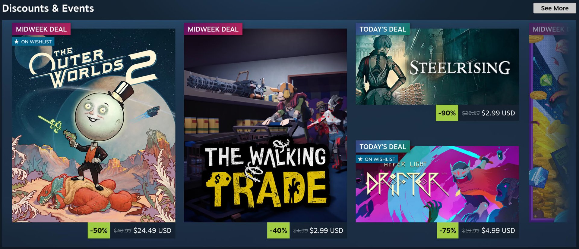 Steam заменит подборку скидок персональными рекомендациями