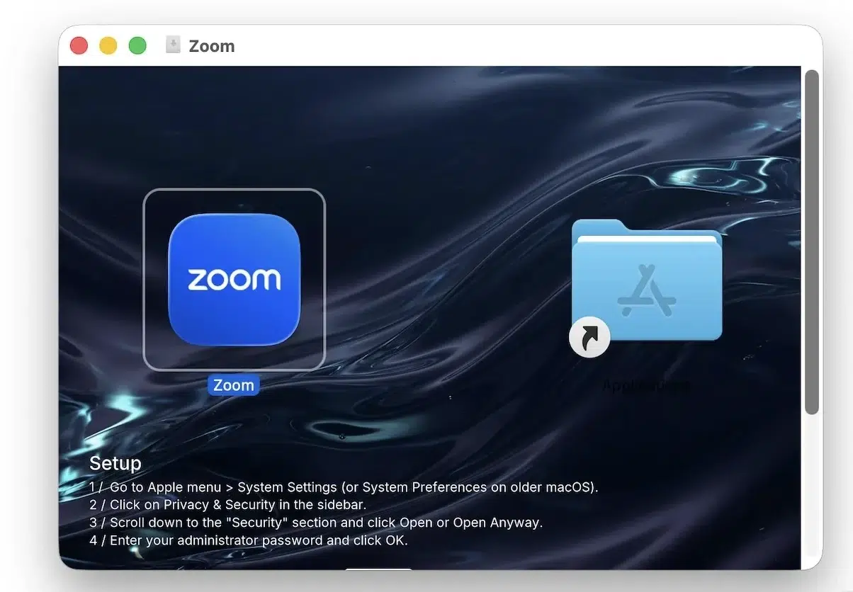 Изображение к статье: Троян CloudSyncD для macOS распространяют под видом установщика Zoom