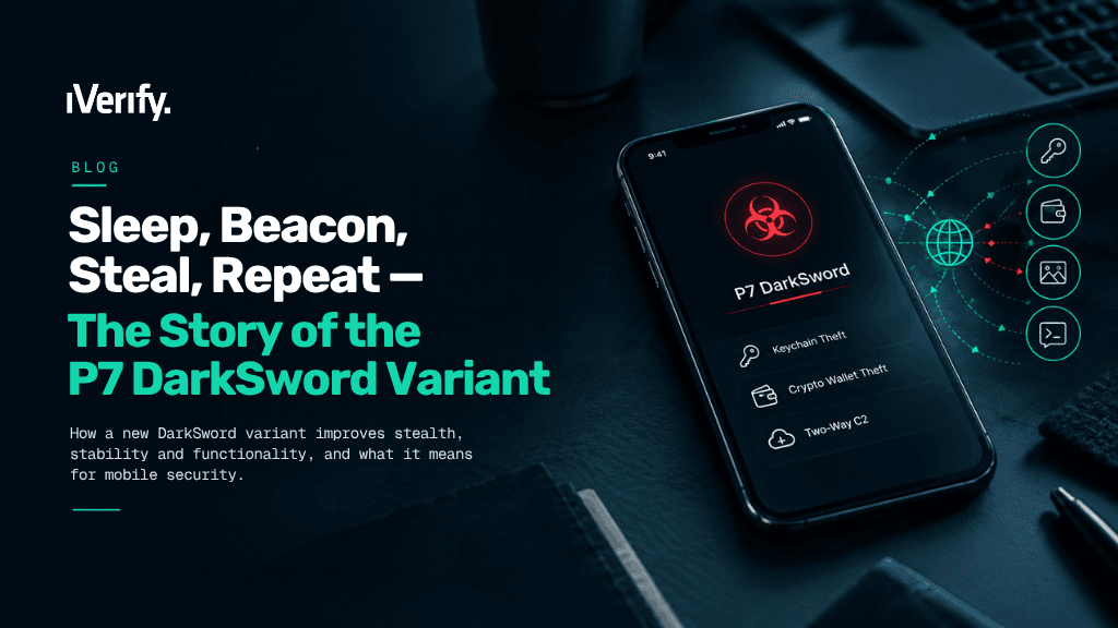 iVerify P7 DarkSword на iPhone связывается с сервером каждые 15 секунд