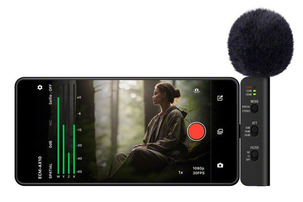 Sony представила микрофон ECM AX10 с поддержкой Eclipsa Audio