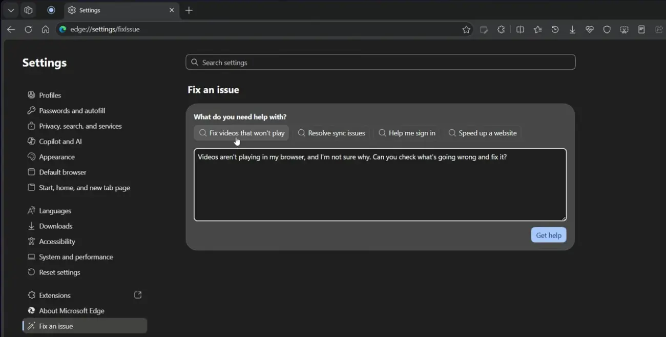 Microsoft объяснила когда Edge собирает данные для ИИ поиска сбоев